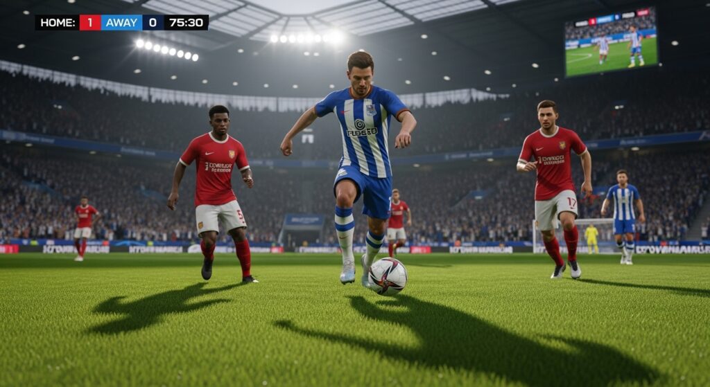 PES eFootball realistic gameplay moment