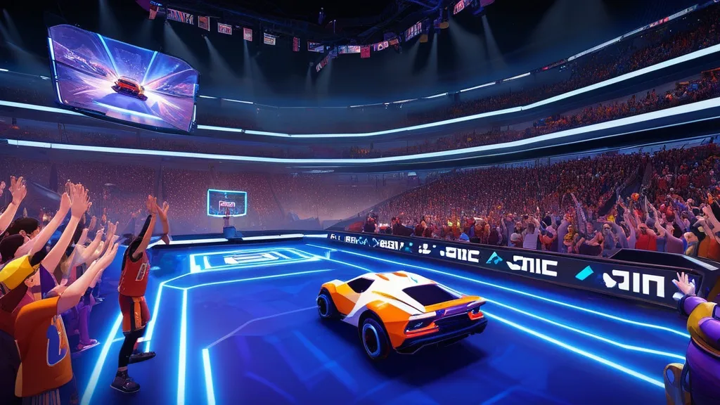 esports sports crossover event featuring players and fans