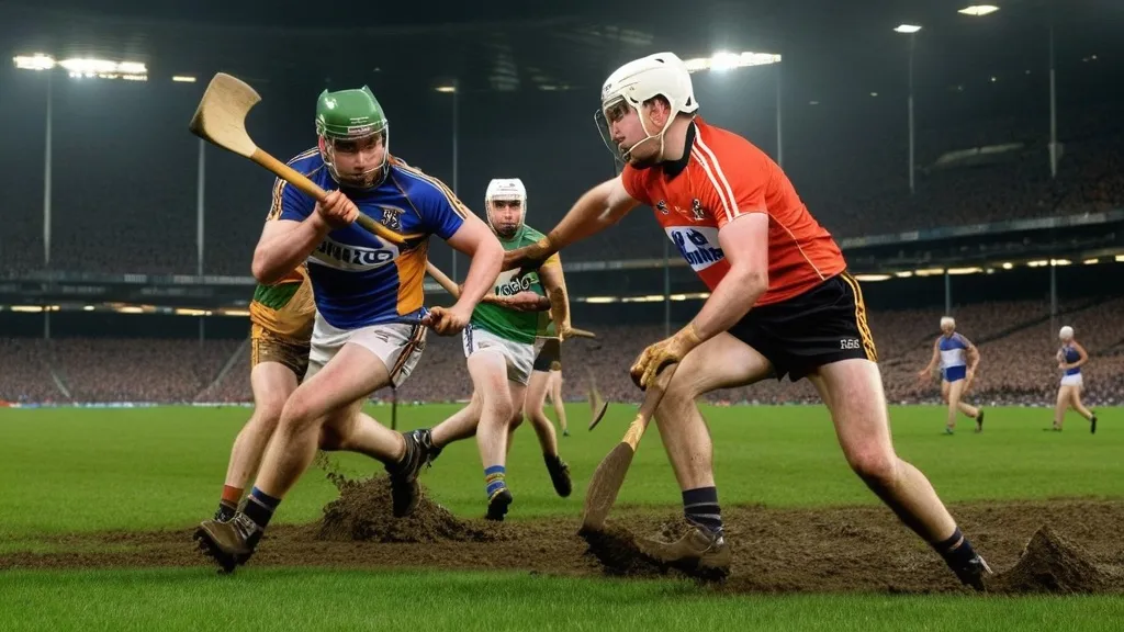 hurling sport action