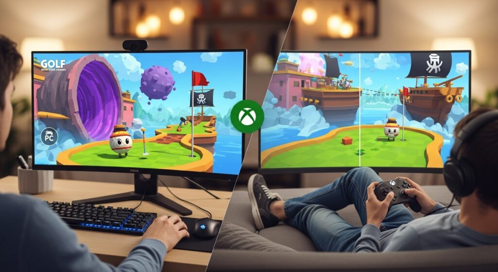 Golf With Your Friends crossplay between PC and Xbox Game Pass