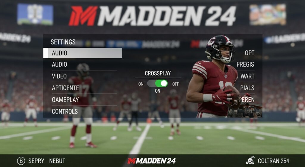 How to enable Madden 24 crossplay in settings