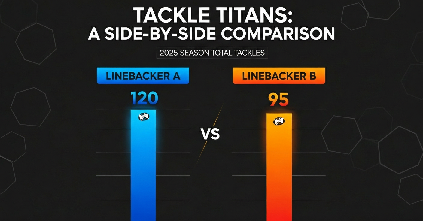 NFL linebackers ranked by total tackle stats