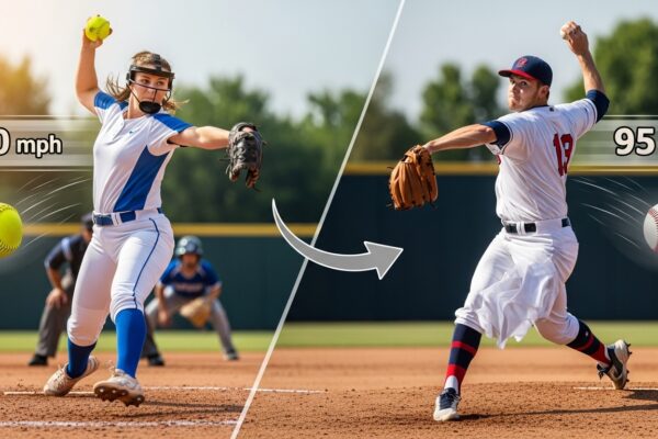 is softball harder than baseball