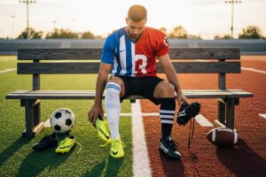 Can you use soccer cleats for football