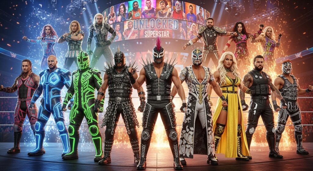 WWE 2K25 characters unlocked using locker codes with new outfits