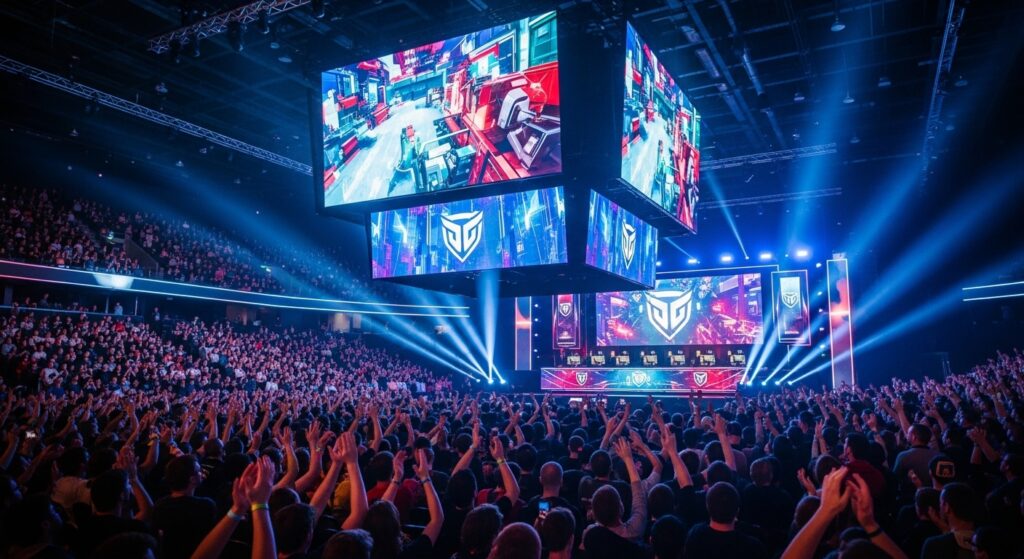fans cheering during esports championship match 2025